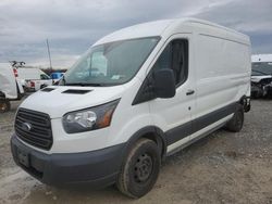 Salvage trucks for sale at Leroy, NY auction: 2017 Ford Transit T-250