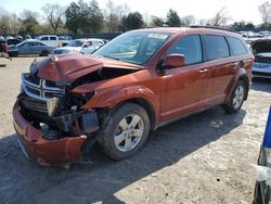 Salvage cars for sale from Copart Madisonville, TN: 2012 Dodge Journey SXT