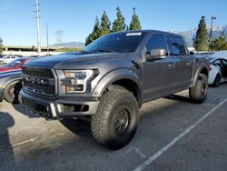 Vehiculos salvage en venta de Copart Rancho Cucamonga, CA: 2018 Ford F150 Raptor