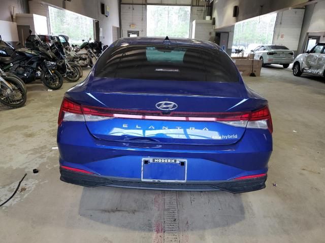 2022 Hyundai Elantra Blue