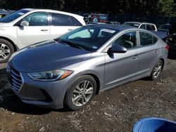 Salvage cars for sale at Graham, WA auction: 2018 Hyundai Elantra SEL