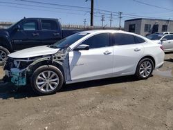 Chevrolet salvage cars for sale: 2021 Chevrolet Malibu LT