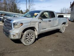 Salvage cars for sale from Copart Center Rutland, VT: 2021 Toyota Tundra Double Cab SR/SR5