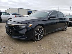 Salvage cars for sale from Copart Haslet, TX: 2022 Honda Accord Sport