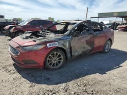 Carros salvage para piezas a la venta en subasta: 2017 Ford Fusion SE