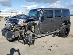 Jeep salvage cars for sale: 2017 Jeep Wrangler Unlimited Sport