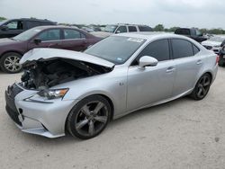 Salvage cars for sale at San Antonio, TX auction: 2014 Lexus IS 250