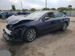 Salvage cars for sale from Copart Miami, FL: 2021 Lexus ES 350 Base
