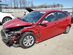 Salvage cars for sale at Spartanburg, SC auction: 2016 Hyundai Accent SE