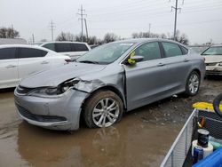 Salvage cars for sale from Copart Columbus, OH: 2015 Chrysler 200 LX