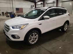 Salvage cars for sale at Avon, MN auction: 2018 Ford Escape SEL
