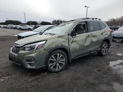 Salvage cars for sale at Assonet, MA auction: 2021 Subaru Forester Limited