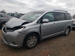 Toyota Sienna XLE salvage cars for sale: 2016 Toyota Sienna XLE