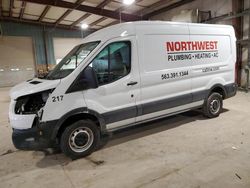 Salvage trucks for sale at Eldridge, IA auction: 2020 Ford Transit T-250