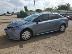 Vehiculos salvage en venta de Copart Miami, FL: 2020 Toyota Corolla LE