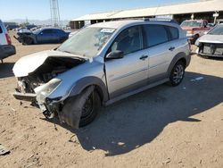 Pontiac Vibe salvage cars for sale: 2004 Pontiac Vibe