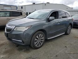 Salvage cars for sale at Vallejo, CA auction: 2014 Acura MDX Technology