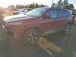 Salvage cars for sale at Denver, CO auction: 2014 Jeep Cherokee Trailhawk