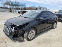 Salvage cars for sale at Spartanburg, SC auction: 2022 Hyundai Accent SE