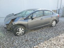 Salvage cars for sale from Copart Columbus, OH: 2012 Honda Civic LX