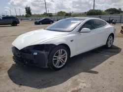Vehiculos salvage en venta de Copart Miami, FL: 2013 Tesla Model S