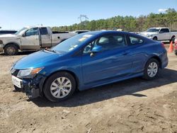 Salvage cars for sale from Copart Greenwell Springs, LA: 2012 Honda Civic LX