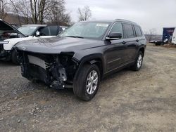 Salvage cars for sale at Marlboro, NY auction: 2021 Jeep Grand Cherokee L Limited