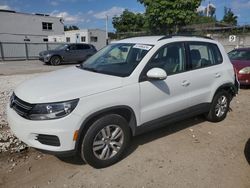 Salvage cars for sale at Opa Locka, FL auction: 2016 Volkswagen Tiguan S