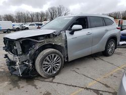 Toyota salvage cars for sale: 2020 Toyota Highlander Hybrid Platinum