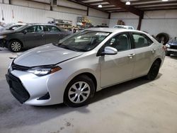 Salvage cars for sale from Copart Chambersburg, PA: 2017 Toyota Corolla L