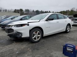 Chevrolet salvage cars for sale: 2018 Chevrolet Malibu LS