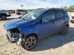 Vehiculos salvage en venta de Copart Houston, TX: 2018 Ford Ecosport SE