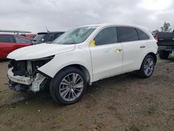 Salvage cars for sale from Copart Sacramento, CA: 2017 Acura MDX Technology