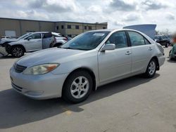 Toyota Camry LE salvage cars for sale: 2002 Toyota Camry LE