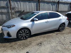 Salvage cars for sale from Copart Los Angeles, CA: 2017 Toyota Corolla L