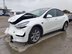 Salvage cars for sale at Hayward, CA auction: 2021 Tesla Model Y