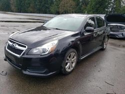 Salvage cars for sale from Copart Arlington, WA: 2013 Subaru Legacy 2.5I Premium