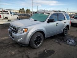 Vehiculos salvage en venta de Copart Denver, CO: 2012 Ford Escape XLT