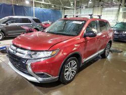 Vehiculos salvage en venta de Copart Woodhaven, MI: 2018 Mitsubishi Outlander SE