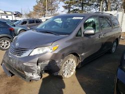 Salvage cars for sale at New Britain, CT auction: 2016 Toyota Sienna XLE