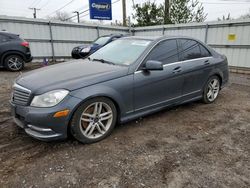 Mercedes-Benz C 300 4matic salvage cars for sale: 2013 Mercedes-Benz C 300 4matic