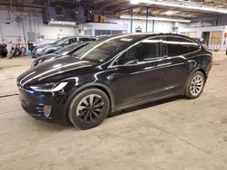 Salvage cars for sale at Wheeling, IL auction: 2016 Tesla Model X