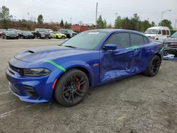 Dodge salvage cars for sale: 2022 Dodge Charger Scat Pack