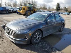 Salvage cars for sale at Portland, OR auction: 2021 Hyundai Sonata Hybrid