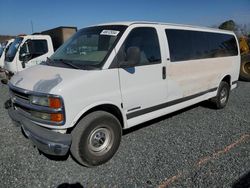 Salvage cars for sale from Copart Concord, NC: 2001 Chevrolet Express G3500