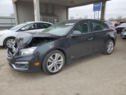 Salvage cars for sale from Copart Fort Wayne, IN: 2015 Chevrolet Cruze LTZ