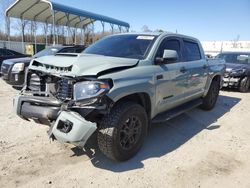 Salvage cars for sale at Spartanburg, SC auction: 2021 Toyota Tundra Crewmax SR5