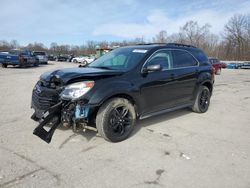 Salvage cars for sale from Copart Ellwood City, PA: 2017 Chevrolet Equinox LT