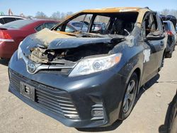 Salvage cars for sale from Copart Hillsborough, NJ: 2018 Toyota Sienna LE