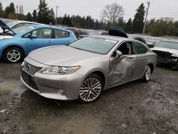 Salvage cars for sale from Copart Graham, WA: 2015 Lexus ES 350